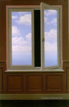 René Magritte œuvres - le miroir 1963 Rene Magritte